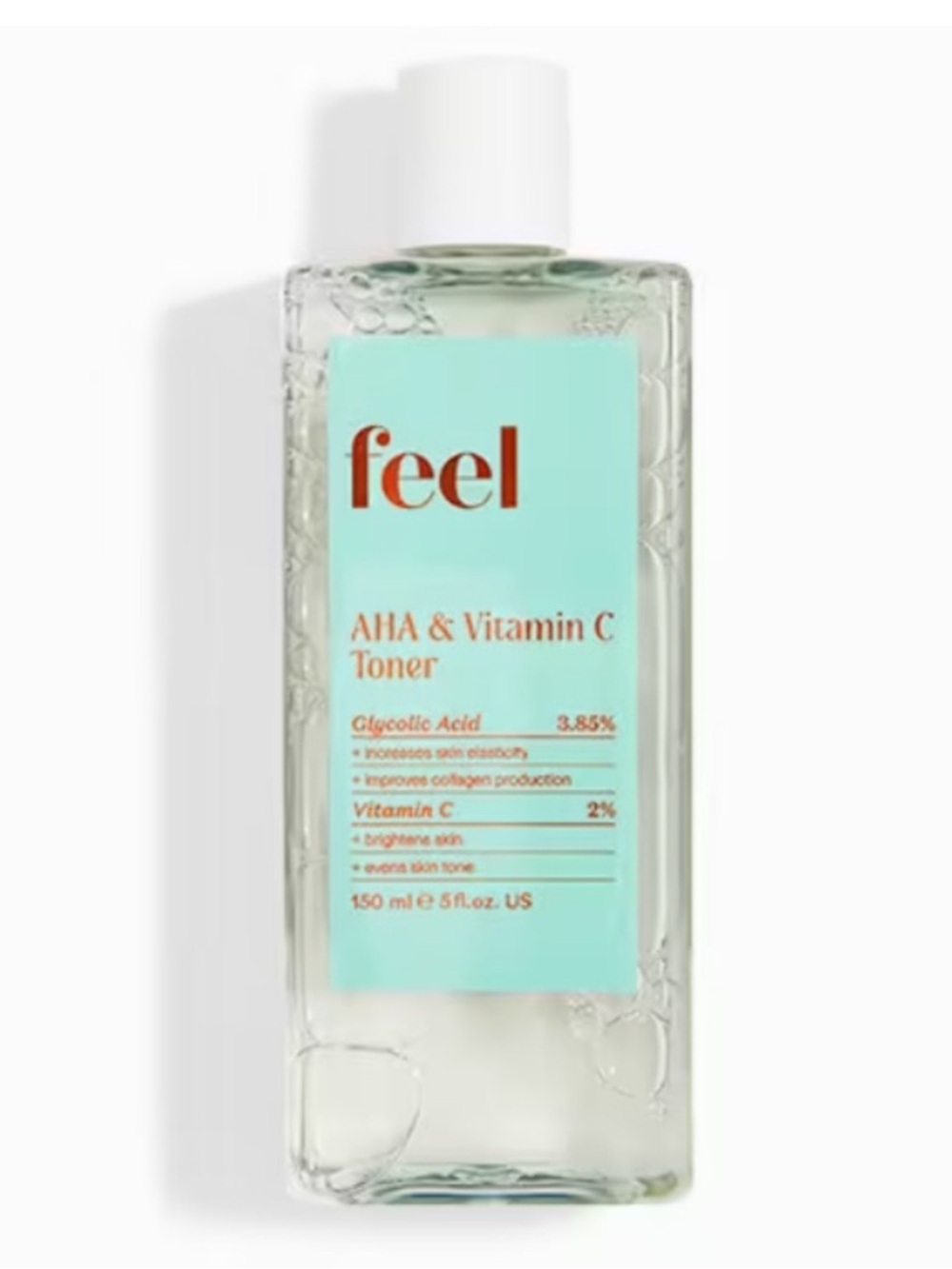 FEEL BEAUTY AHA & Vitamin C Toner 5oz BRAND NEW/SEALED